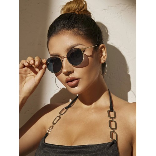 Metal Frame Fashion Glasses business Style