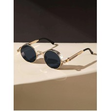 Spring Decor Round Frame Sunglasses