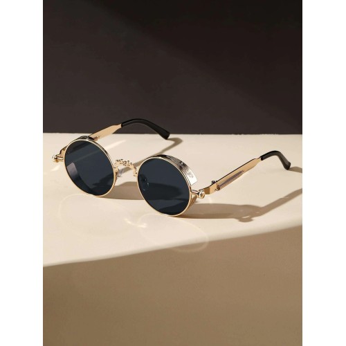 Spring Decor Round Frame Sunglasses