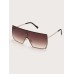 1pc Ladies' Rimless Sunglasses For Everyday Wear With A Gift Eyeglasses Box