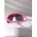 1Pair Y2K Women One-Piece Wrap Around Frame Fashion Glasses Fit For Outdoor, Vacation, Driving , Daily Life Trendy Glasses Windproof Cycling Sports Goggles Shade For Hiking Running Driving Riding Fishing Sports Style Beach Men And Women