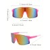 1Pair Y2K Women One-Piece Wrap Around Frame Fashion Glasses Fit For Outdoor, Vacation, Driving , Daily Life Trendy Glasses Windproof Cycling Sports Goggles Shade For Hiking Running Driving Riding Fishing Sports Style Beach Men And Women