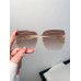 1pair 90s Style Women Ombre Lens Boho Fashion Glasses, For Summer Beach & Club Parties