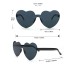 10pairs Women Romantic Heart Design Rimless Creative Fashion?Glasses Personality Y2K Glasses Pink Red Black Green Blue Glasses Tinted Lens For Summer Beach Travel Party