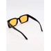 1pc Square Shape Small Frame Retro Hip Hop Spike Detail Fashion Sunglasses Cowgirl For Sun Protection-perfect For Parties, Costumes & Gifts