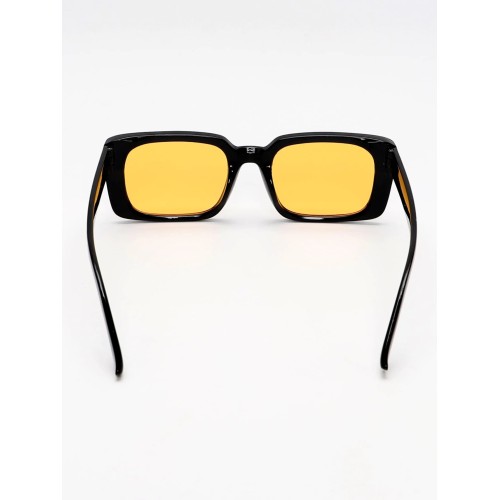 1pc Square Shape Small Frame Retro Hip Hop Spike Detail Fashion Sunglasses Cowgirl For Sun Protection-perfect For Parties, Costumes & Gifts