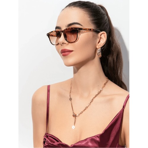 3pcs New Style Sunglasses For Men & Women, Personalized Women'S Star Style Sunglasses, Uv Protection For Driving, Stylish Tea-Colored Sunglasses, Vintage Sunglasses, Fashionable Net Red Style Sunglasses, Minimalist Rounded Sunnies With Small Decoratio