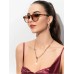 3pcs New Style Sunglasses For Men & Women, Personalized Women'S Star Style Sunglasses, Uv Protection For Driving, Stylish Tea-Colored Sunglasses, Vintage Sunglasses, Fashionable Net Red Style Sunglasses, Minimalist Rounded Sunnies With Small Decoratio