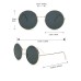 5 Pairs Women Plastics Rectangle Cat Eye Oval Frame Metal Circular Black Glasses Fashion Sunglasses  For Daily Life And Driving