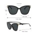 5pcs Large Square Frame Black Sunglasses For Women Daily Life Back To School Summer Vacation Clothing Accessories