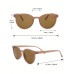 3pcs Small Black Beige  Around Frame Y2K Boho Sunglasses For Women Travel Daily School Life Clothing Accessories