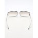 1pc Metallic Y2k Futuristic Style Silver Wrapped Fashion Sunglasses