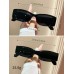 1pc Black Mini-frame Stylish Sun Glasses Suitable For Daily Wear, Vacation, Shopping, Holiday, Etc.