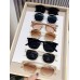 4pcs Retro Round Frame Uv Protection Sunglasses With Fashionable Plastic Decorations + 3pcs Retro Square Frame Uv Protection Sunglasses With Fashionable Plastic Decorations For Men And Women