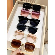 6pc Women’s Square Plastic Decorative Fashion Glasses