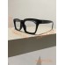 1pc Fashionable Women's Gradient Square Frame Rivet Decor Street Style All-match Eyeglasses For Daily Use