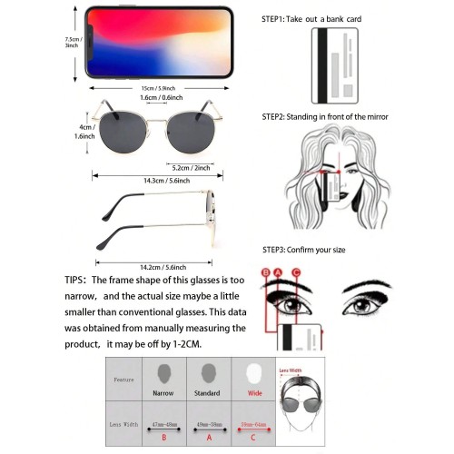 Metal Frame Fashion Glasses business Style