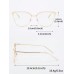 1pc New Arrival Metal Anti-blue Light Color-changing Glasses With Cat Eye Frames For Decoration & Protection