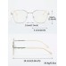 1pc Fashionable Women'S Non-Prescription Eyeglass Frame With Retro Square Frame & Two Tone Leg & Interior Painted Color Effect & Anti-Blue Light Indoor Lenses And Photochromic Outdoor Lenses, Compatible With Prescription Lenses, Beige